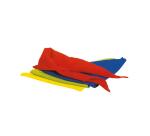 Foulard triangulaire tremblay 85x64x64cm coloris bleu lot 6 unites