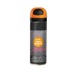 Bombe peinture first loisirs delimitation ephemere base    craie coloris orange aerosol  500ml