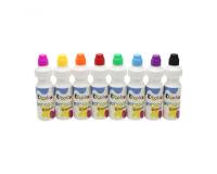 Applicateur gouache o color dot'colors marqueur embout    mousse lavable miscible 75ml  lot de 8 flacons