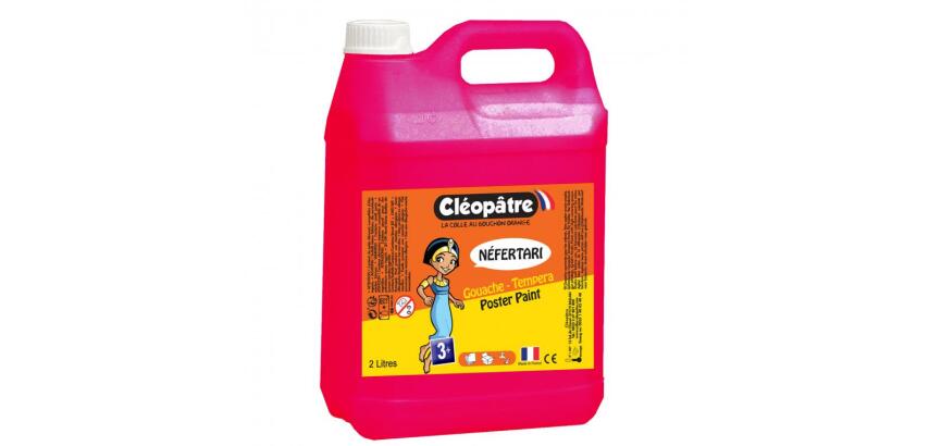 Gouache liquide cleopatre nefertari coloris magenta le  flacon 2l