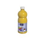 Gouache liquide colart redimix aspect veloute        miscible coloris jaune or     flacon 1l