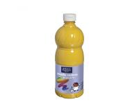 Gouache liquide colart redimix aspect veloute        miscible coloris jaune or     flacon 1l