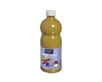 Gouache liquide colart redimix aspect veloute        miscible coloris ocre flacon  1l