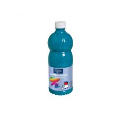 Gouache liquide colart redimix aspect veloute        miscible coloris turquoise    flacon 1l