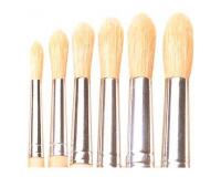 Brosse ronde o'color poils soie blanche n 10 utilisation scolaire lot 10 unites