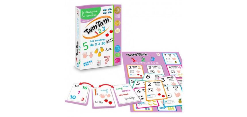 Jouer avec les chiffres ab ludis tam tam 1 2 3           decouverte des nombres de 0 a 20 3 jeux