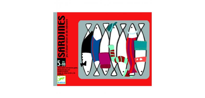 Jeu d'observation sardines djeco