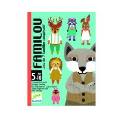 Jeu des 7 familles familou djeco 42 cartes