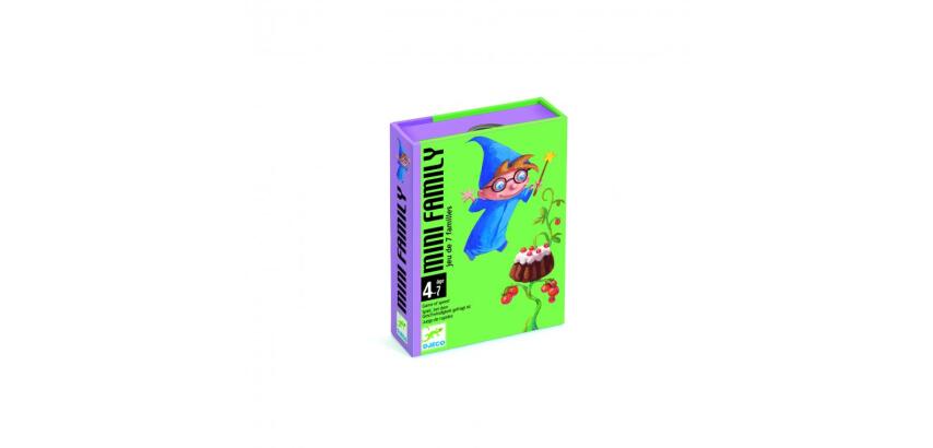 Jeu des 7 familles mini family djeco