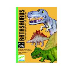 Jeu de bataille de 48 cartes batasaurus djeco