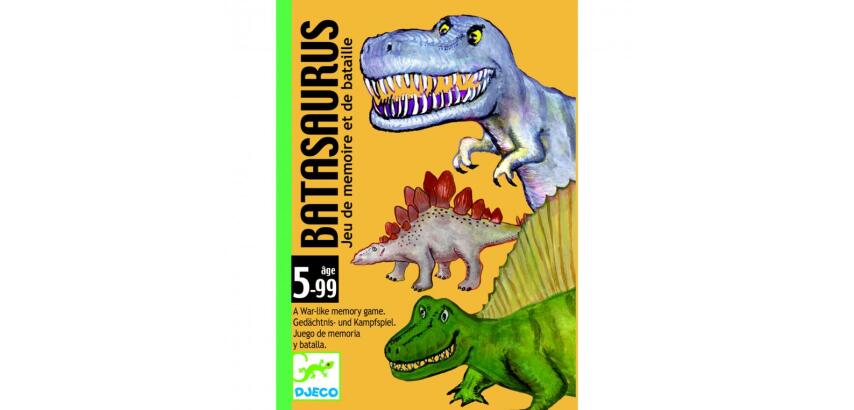 Jeu de bataille de 48 cartes batasaurus djeco