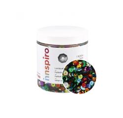 Sequins fontorpin perfores diametre 7mm coloris assortis sachet de 120g