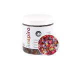 Sequins fontorpin perfores diametre 7mm 7 coloris        assortis transparents sachet  de 120g