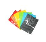 Lot sacs loolipo non tisses avec fenetre polypropylene    format a4 6 unites coloris    assosrtis