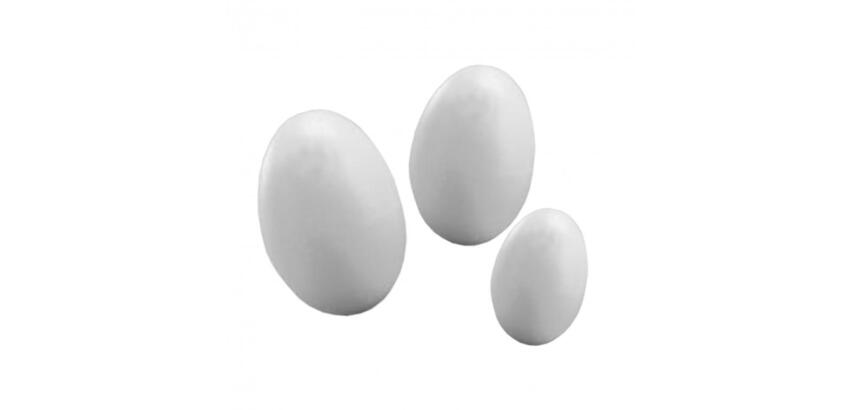 Assortiments d oeufs loolipo 3 dimensions sachet de 100    unites assortis coloris blanc