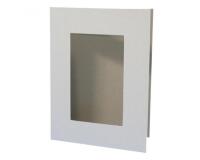 Cadre carton cleopatre a poser rectangulaire 22x17cm   coloris blanc lot de 30       cadres