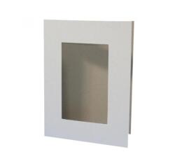 Cadre carton cleopatre a poser rectangulaire 22x17cm   coloris blanc lot de 30       cadres