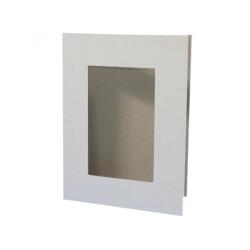 Cadre carton cleopatre a poser rectangulaire 22x17cm   coloris blanc lot de 30       cadres