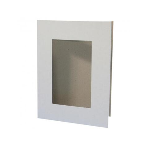 Cadre carton cleopatre a poser rectangulaire 22x17cm   coloris blanc lot de 30       cadres