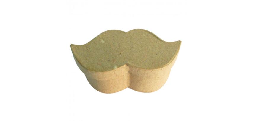 Mini boite moustache graine creative carton 9x4,5x4cm