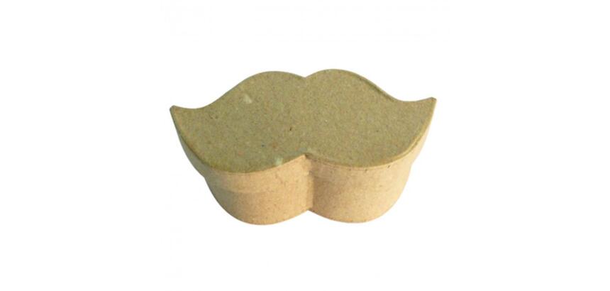 Mini boite moustache graine creative carton 9x4,5x4cm