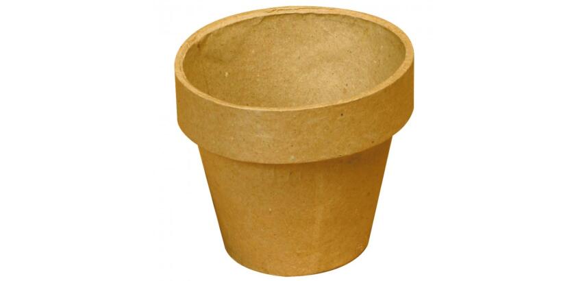 Pot de fleur graine creative carton 9x9 cm