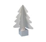 Sapin carton cleopatre 24cm coloris blanc lot de 30