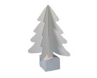 Sapin carton cleopatre 24cm coloris blanc lot de 30