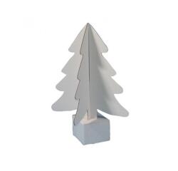 Sapin carton cleopatre 24cm coloris blanc lot de 30