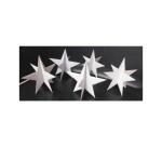 Etoile carton cleopatre a monter 12x12x11.5cm coloris   blanc lot de 30