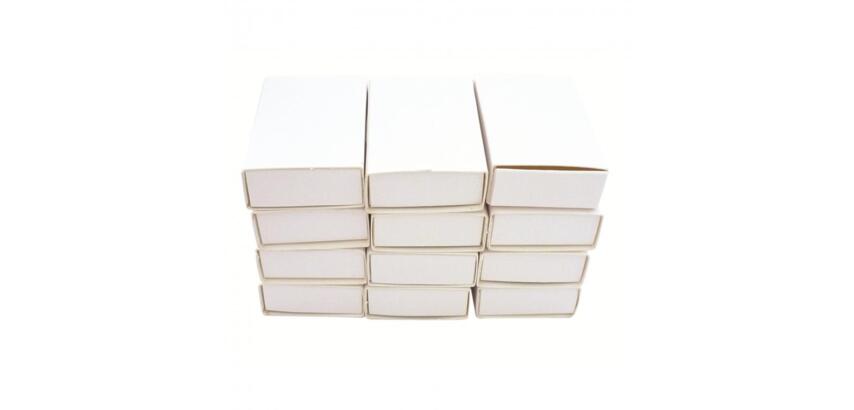 Lot boites allumettes vides graine creative carton moyen  8x5x3,5cm a decorer 12 unites