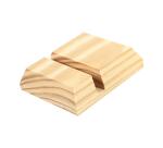 Support pour telephone bois ocolor 9.5x8x2.5cm coloris    naturel