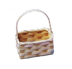 Mini panier bambou graine creative 9x5x13cm a decorer