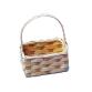 Mini panier bambou graine creative 9x5x13cm a decorer