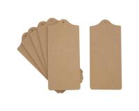 Planche a decouper bois o'color trou de suspension    22x10x0.8cm coloris naturel   lot de 5