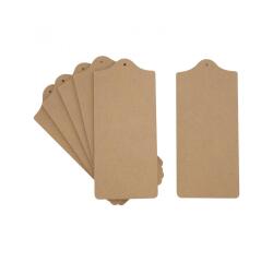 Planche a decouper bois o'color trou de suspension    22x10x0.8cm coloris naturel   lot de 5