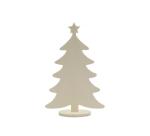 Sapin bois ocolor sur base 13x20cm coloris naturel lot   de 10
