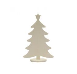 Sapin bois ocolor sur base 13x20cm coloris naturel lot   de 10