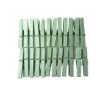 Lot mini-pinces graine creative a linge 3cm 24       unites coloris argent