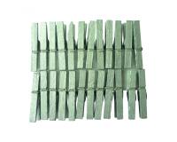 Lot mini-pinces graine creative a linge 3cm 24       unites coloris argent