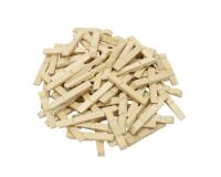 Demi pince a linge bois ocolor 4.5cm coloris naturel  lot de 500