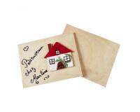 Plaque de contreplaque graine creative 15x11cm