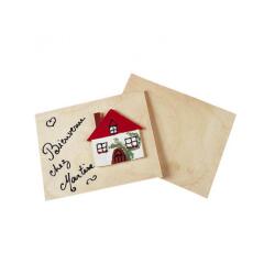 Plaque de contreplaque graine creative 15x11cm