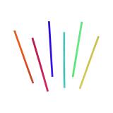 Tourillon bois innspiro diametre 0.5x15cm coloris     assortis lot de 60