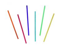 Tourillon bois innspiro diametre 0.5x15cm coloris     assortis lot de 60