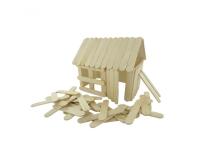 Batonnet bois plat innspiro 6.5cm coloris naturel lot de  500