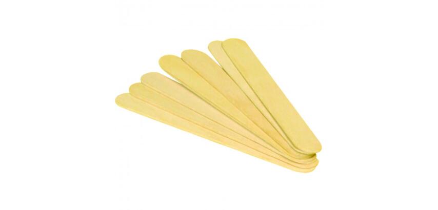 Batonnet bois plat ocolor 15.5cm coloris naturel lot de 100