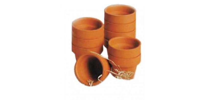 Pot en argile diametre 4.5cm lot de 10