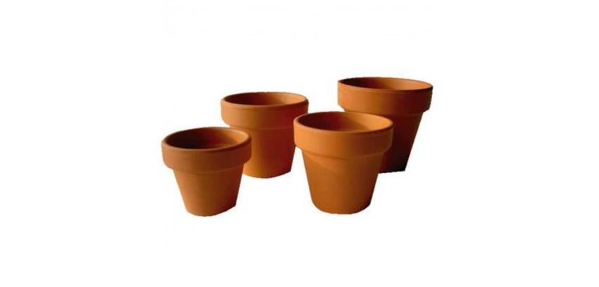 Pot en argile diametre 9cm lot de 6