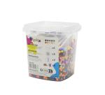 Aquaperles ocolor 5mm + 5 plaques + 2 vaporisateurs + 5 pinces + 8 motifs coloris     assortis bac de 6000 perles